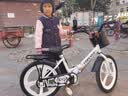 永久（FOREVER）儿童自行车宝宝脚踏车男女孩折叠自行车3-8岁学生童车 18寸一体轮 实拍图