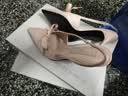 CHARLES&KEITH缎面蝴蝶结尖头高跟凉鞋女生日礼物送女友CK1-60361556 Light Pink浅粉色 36 实拍图