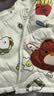 巴拉巴拉童装宝宝羽绒服秋冬季婴儿轻薄儿童外套上衣造型萌趣男童女童反季 白红小熊薯条00366-白鸭绒 -208425107204 90 cm 实拍图