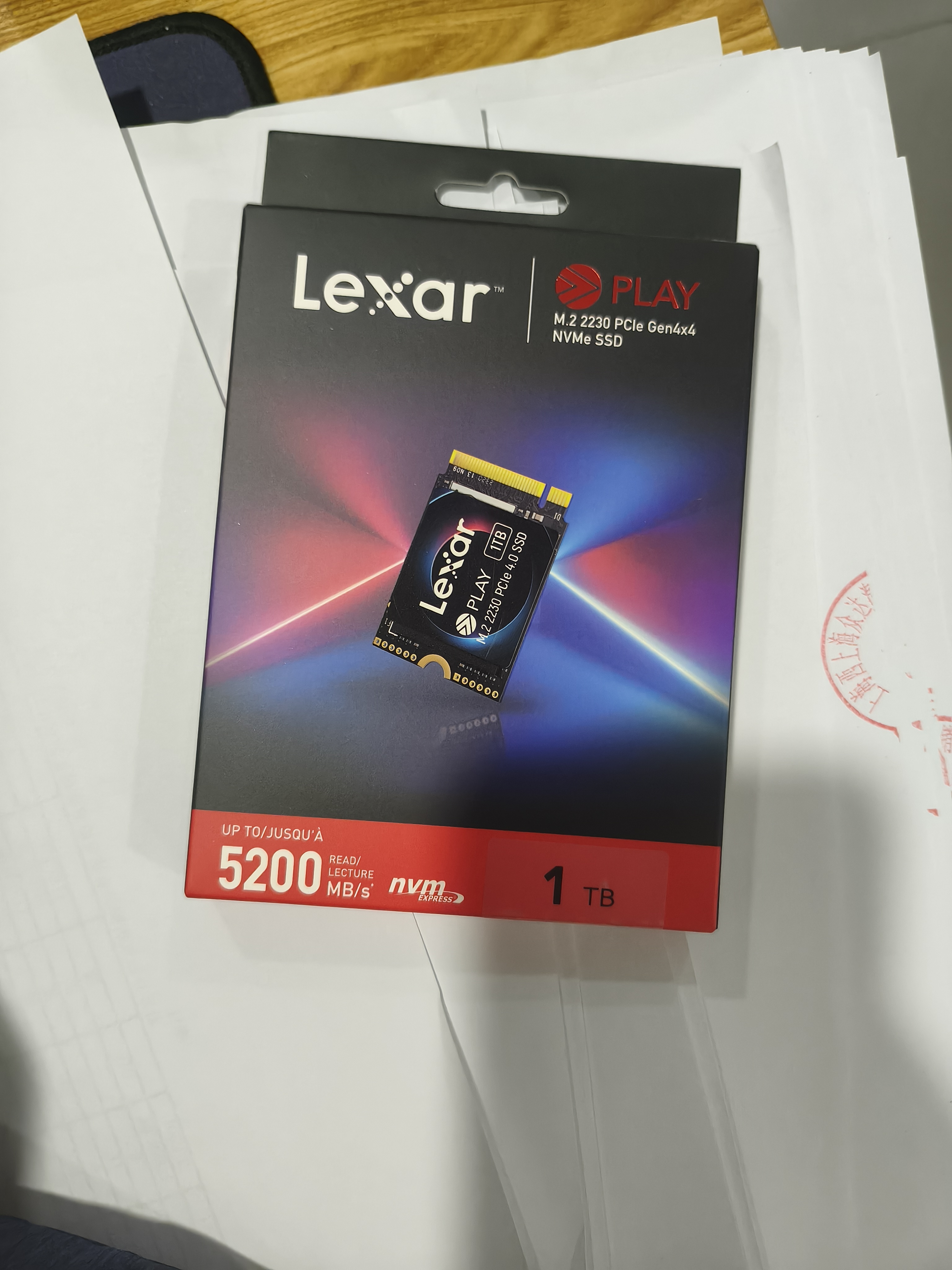 雷克沙（Lexar）PLAY 1TB SSD固态硬盘 2230 M.2接口(NVMe协议) PCIe 4.0x4 支持游戏掌机/笔记本 实拍图