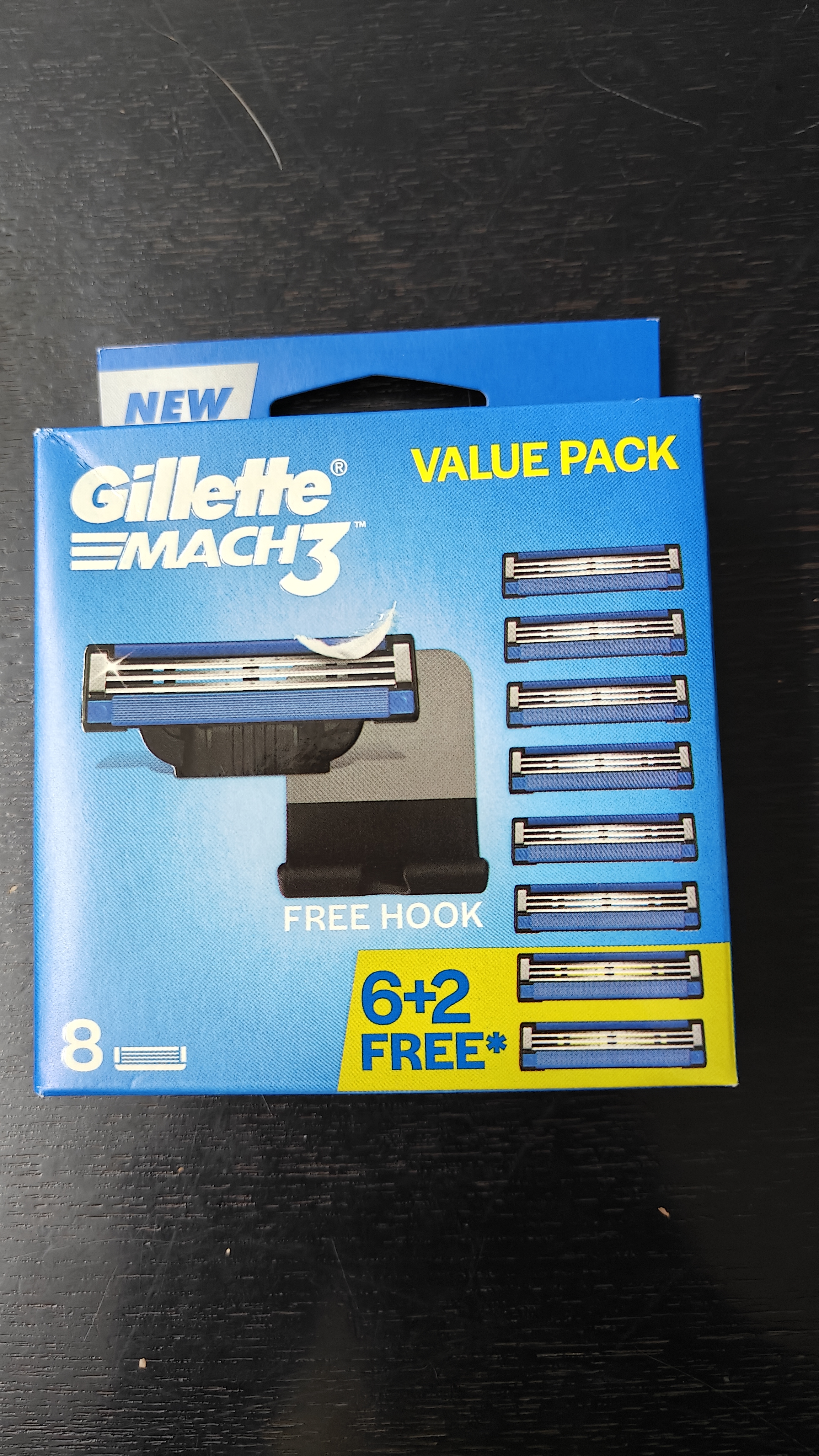 吉列（Gillette）锋速3【万人好评】剃须刀手动刮胡刀片刀架刀头 锋速3 8刀头 实拍图