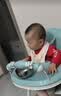 三条小鱼宝宝餐椅多功能可折叠便携儿童餐桌椅婴幼儿小孩可调节吃饭桌座椅 牛油果绿【折叠+万向轮+调节】 实拍图