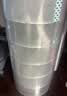 得力（deli）高透明胶带封箱胶带60mm*100y*50μm(91.4m/卷) 宽胶带快递打包家用办公用品 6卷装 JD427 实拍图
