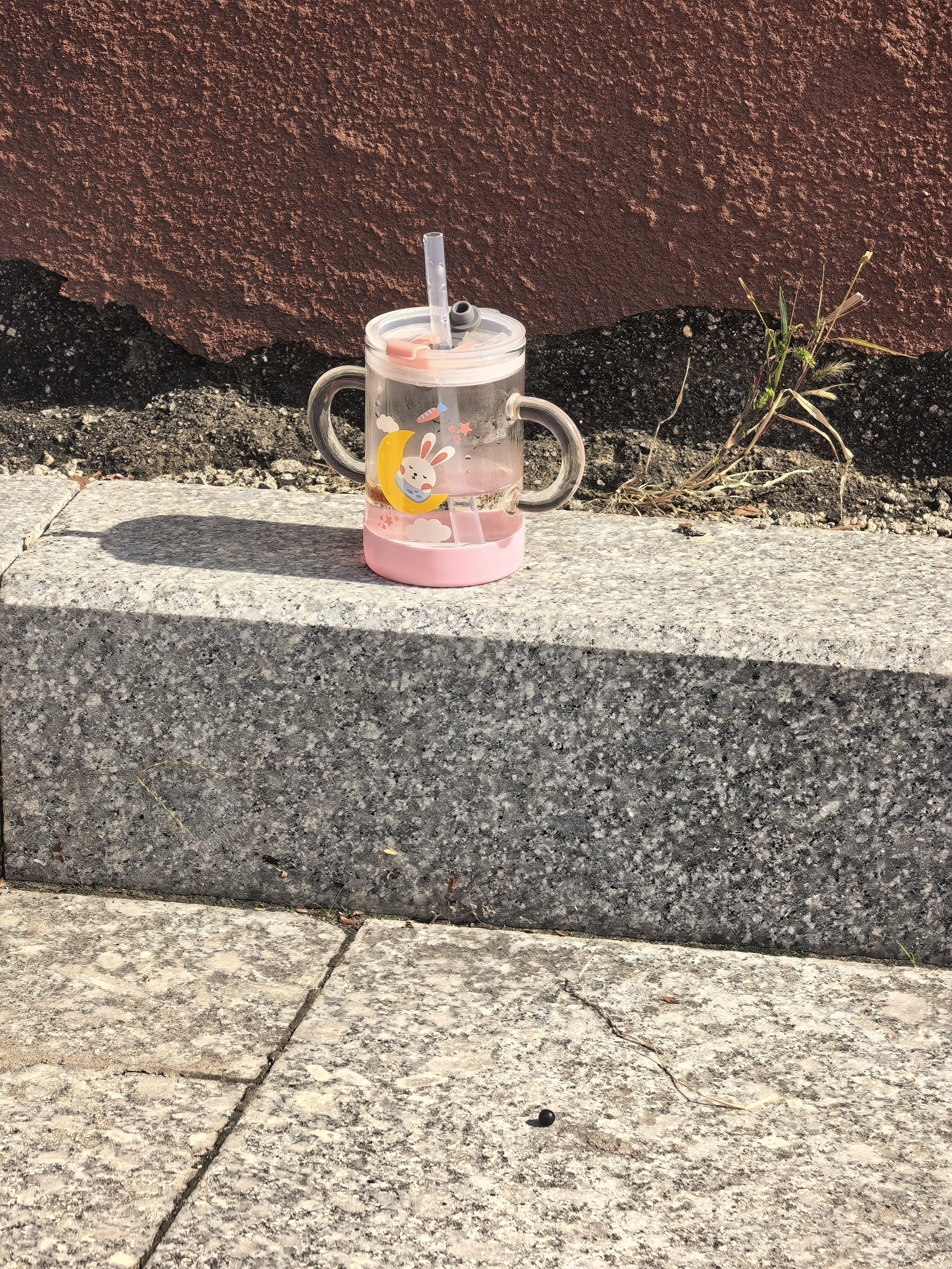富光 玻璃杯家用儿童牛奶杯子带刻度耐热吸管水杯喝奶杯微波炉可加热 实拍图