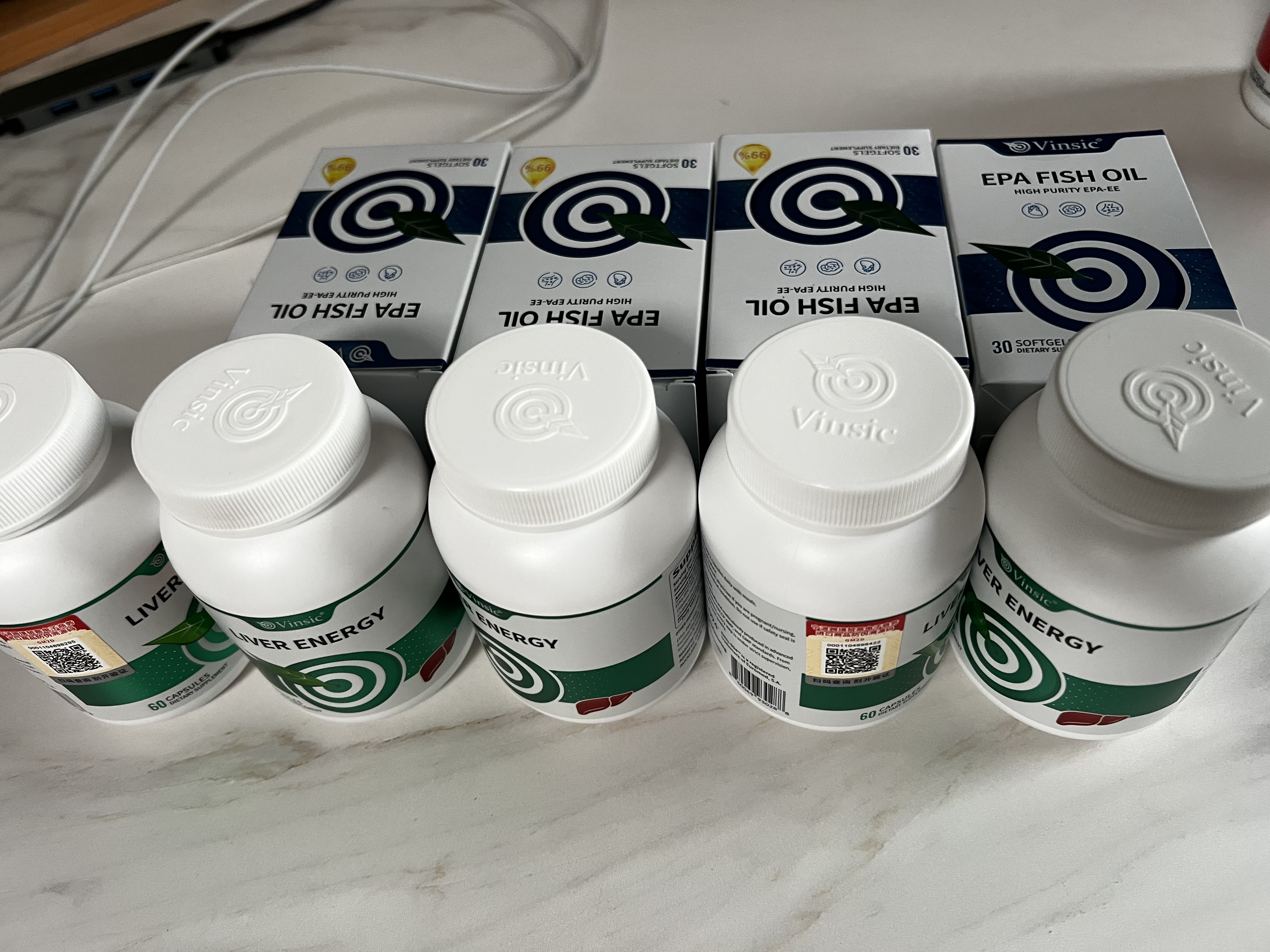 Vinsic专利护肝胶囊奶蓟草水飞蓟籽养肝转氨酶缓解熬夜 5瓶装【买3送2，直击肝问题】 实拍图