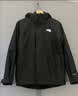 北面（The North Face）三合一冲锋衣外套男硬壳防水防风抓绒内胆连帽 JK3/黑色 L 实拍图