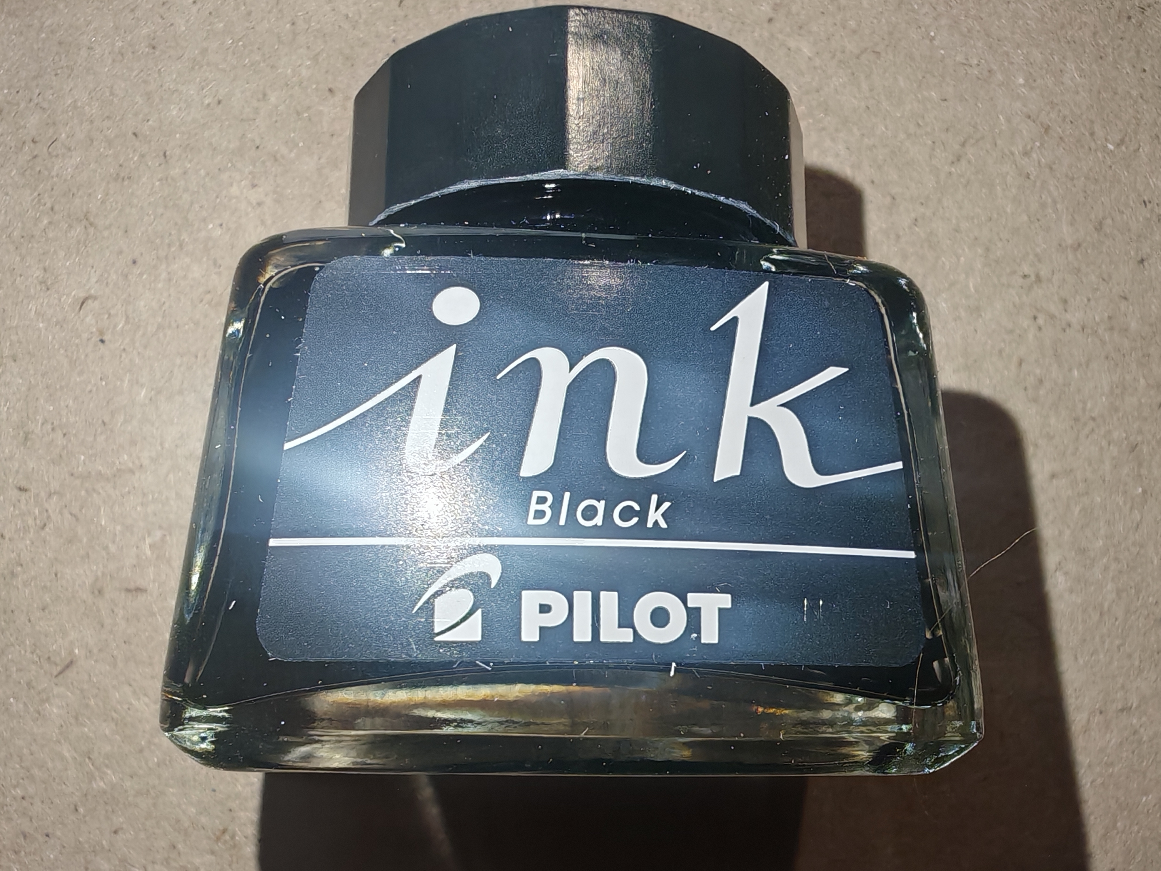 百乐（PILOT）非碳素墨水 不堵笔钢笔墨水30ml 黑色INK-30-B原装进口 实拍图