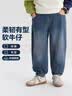左西男童牛仔裤儿童裤子秋装2026新款男孩秋装中大童长裤 牛仔色 150 实拍图