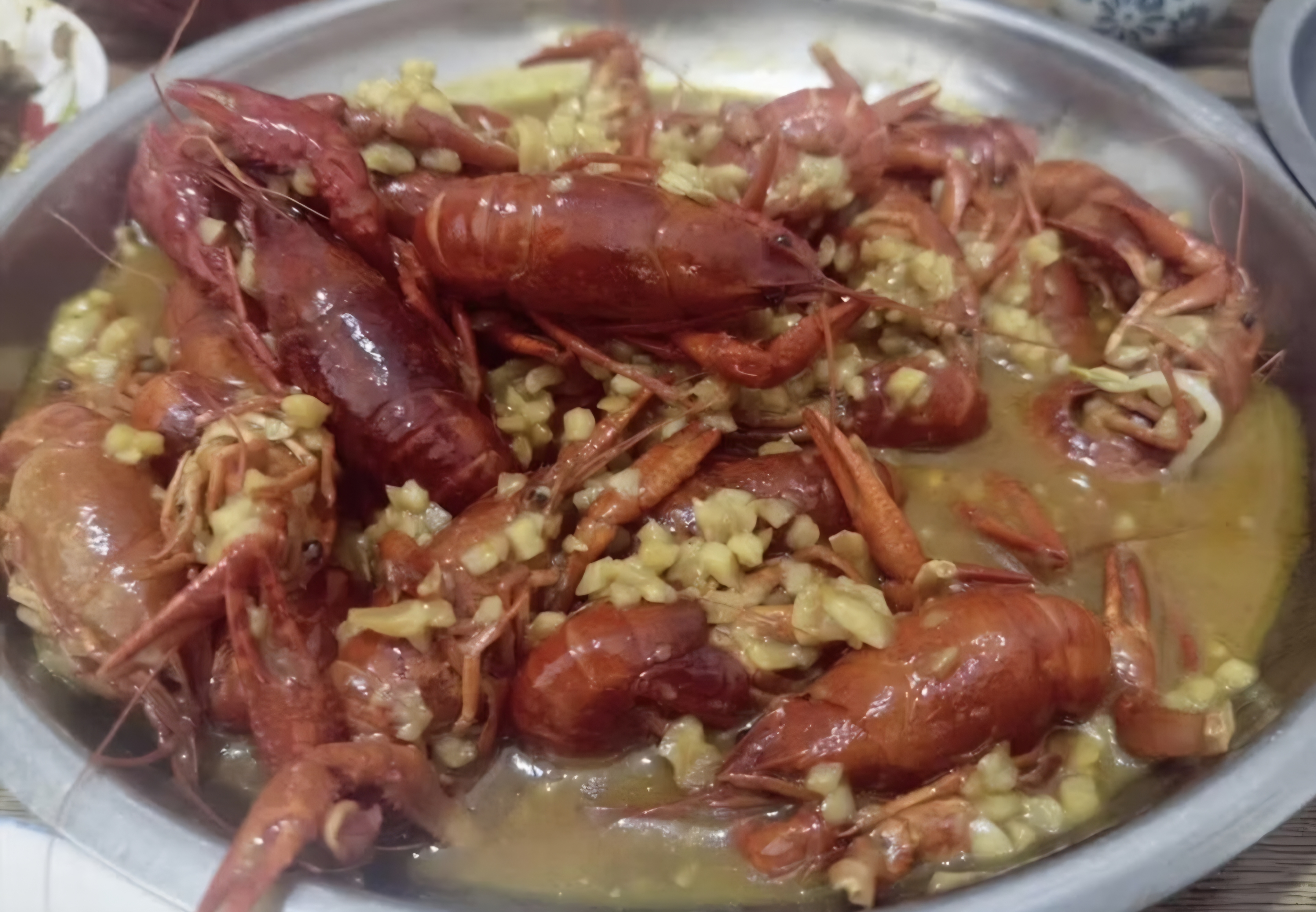 天海藏蒜蓉小龙虾1.5kg 2026年新虾 3-5钱小龙虾整虾加热即食海鲜烧烤 实拍图