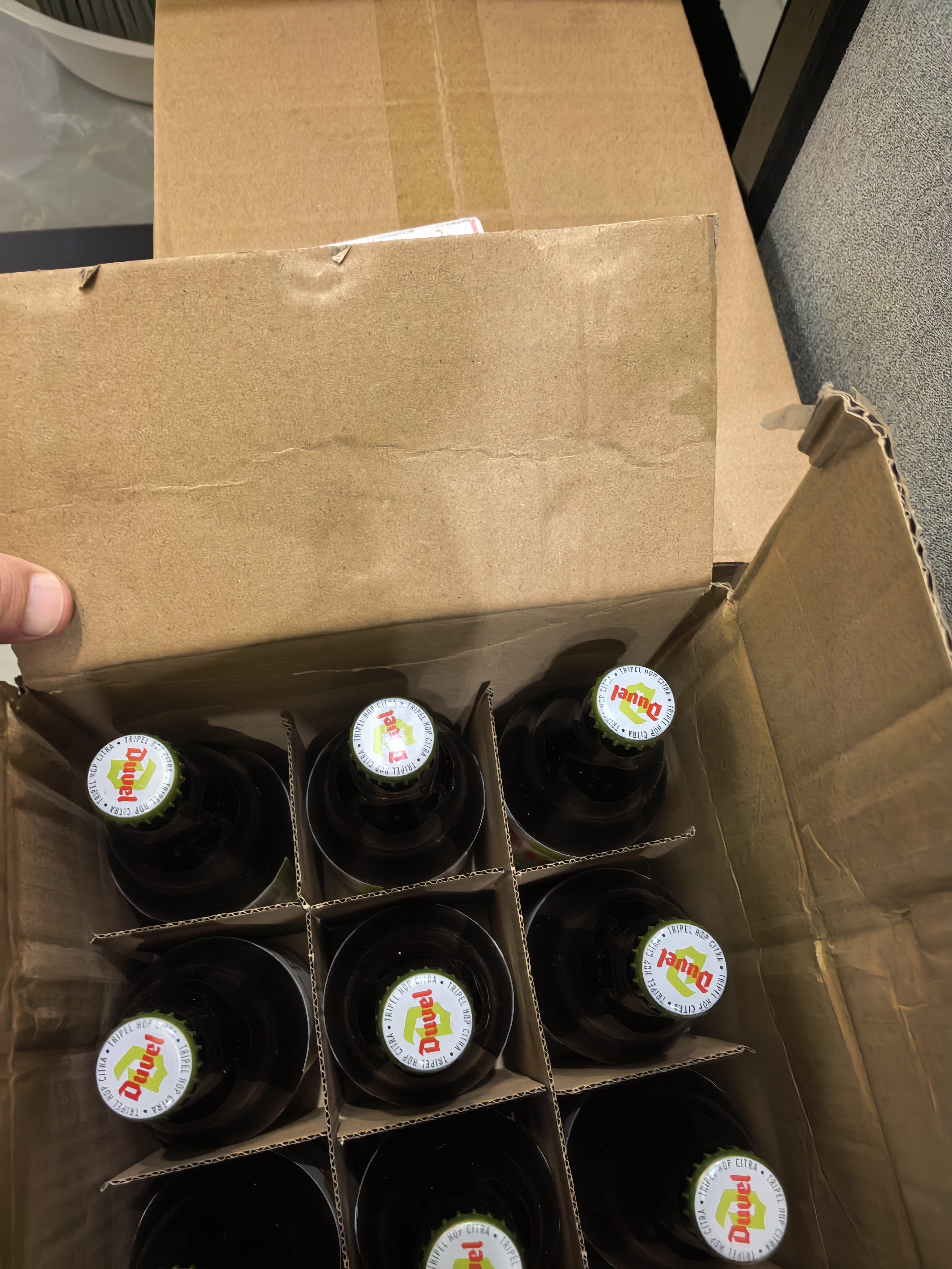 督威三花IPA 比利时原瓶进口精酿啤酒330ml*12瓶整箱 实拍图