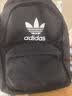 adidas休闲日常通勤运动双肩背包学生书包开学男女阿迪达斯三叶草   黑色/白   NS(均码) 实拍图