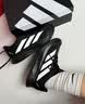 adidas 面包鞋 GRAND COURT BASE 00s休闲板鞋平底鞋男女阿迪达斯 浅灰/白色/树脂黄   41 实拍图