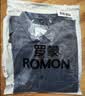 罗蒙（ROMON）长袖衬衫男春秋季商务衬衣男士条纹休闲绅士外套男装 灰色 XL 实拍图