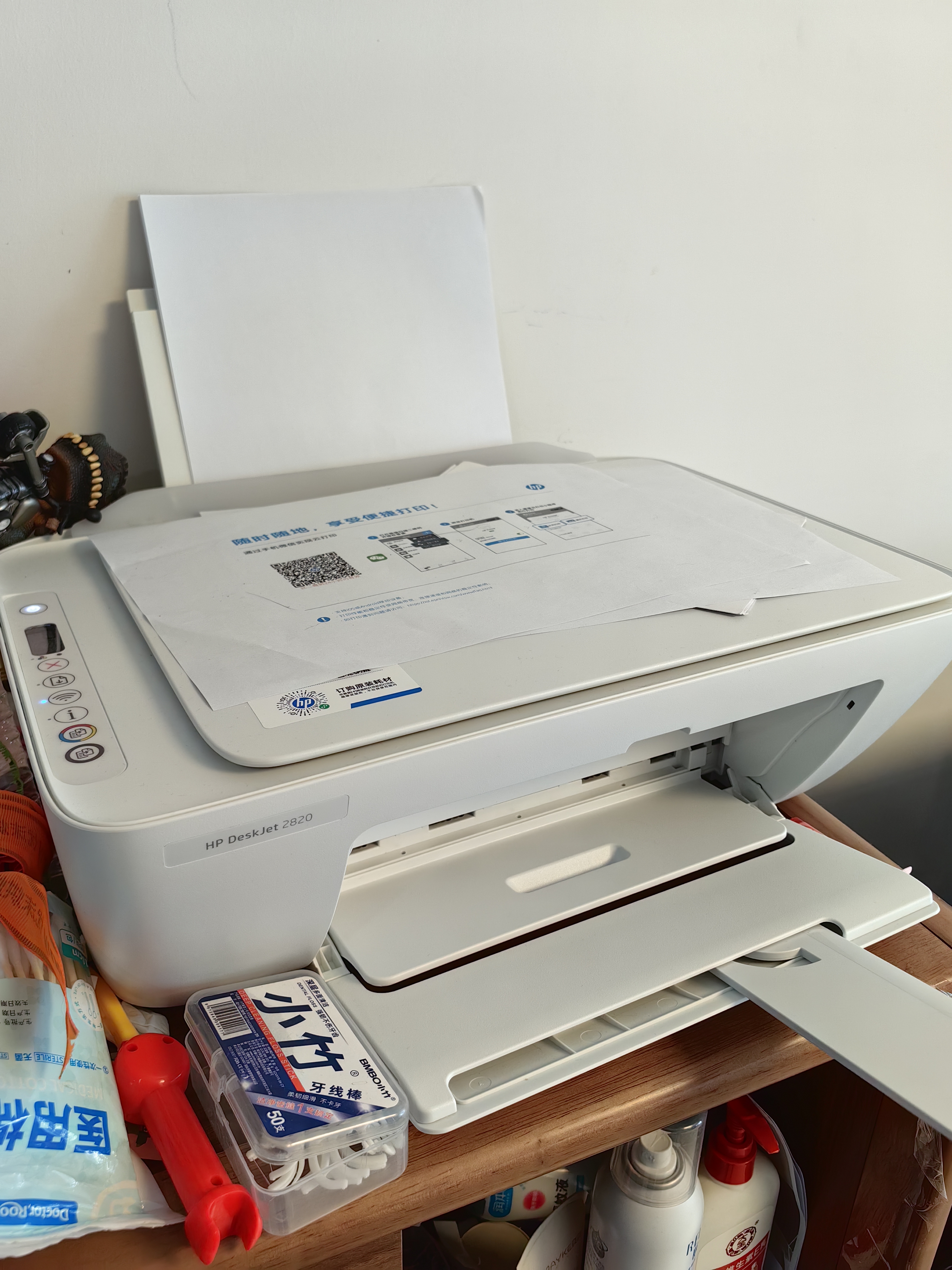 惠普（HP） DJ 2820 彩色家用多功能一体打印机 无线连接 学生作业打印 实拍图