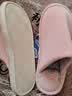 利达妮（TZLDN）室内棉拖鞋女款防滑秋冬季棉居家女士家居情侣毛布拖鞋 实拍图