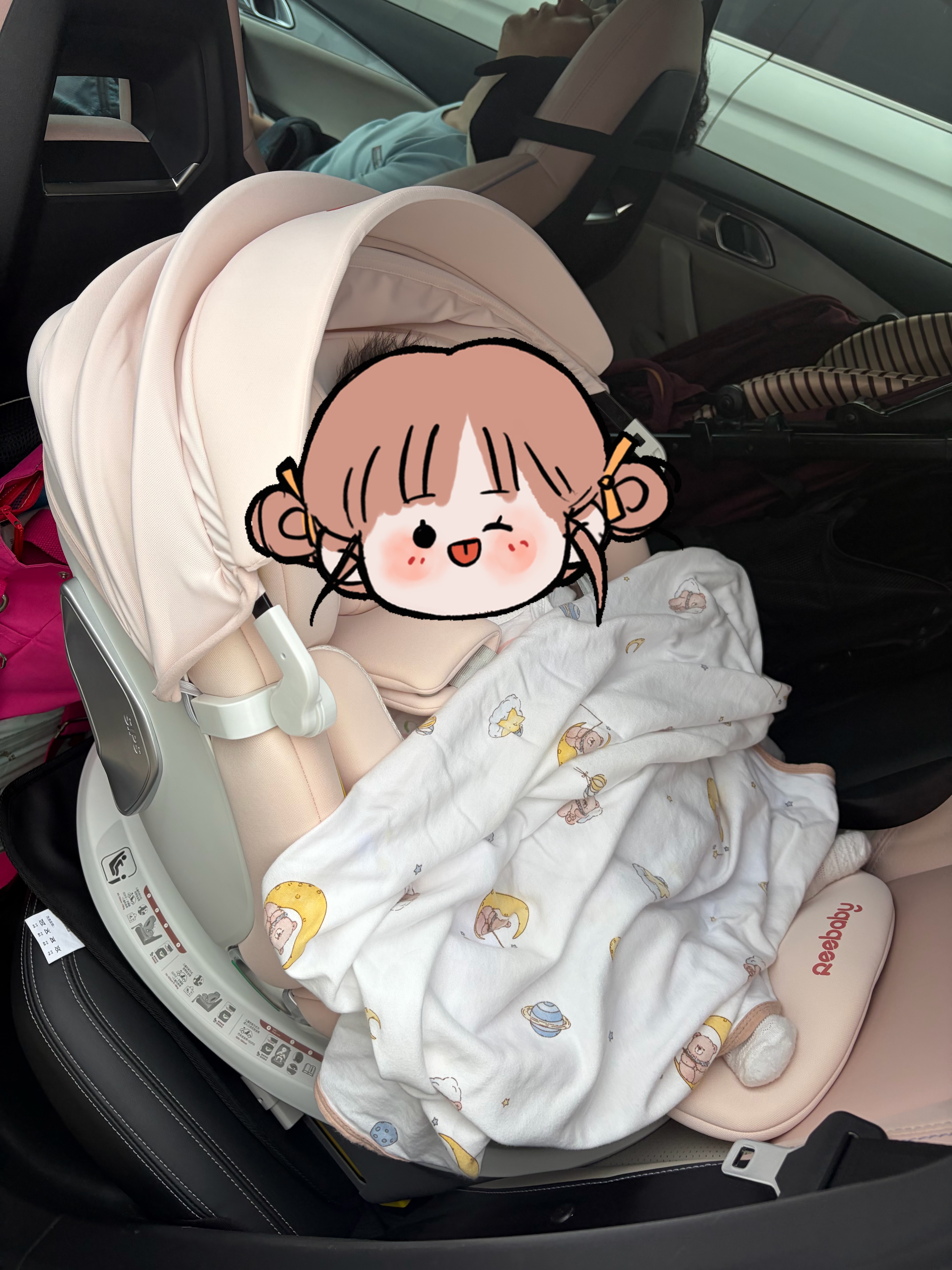 reebaby瑞贝乐启睿Max智能通风儿童安全座椅0–4-12岁全龄i-Size认证婴儿车载 实拍图