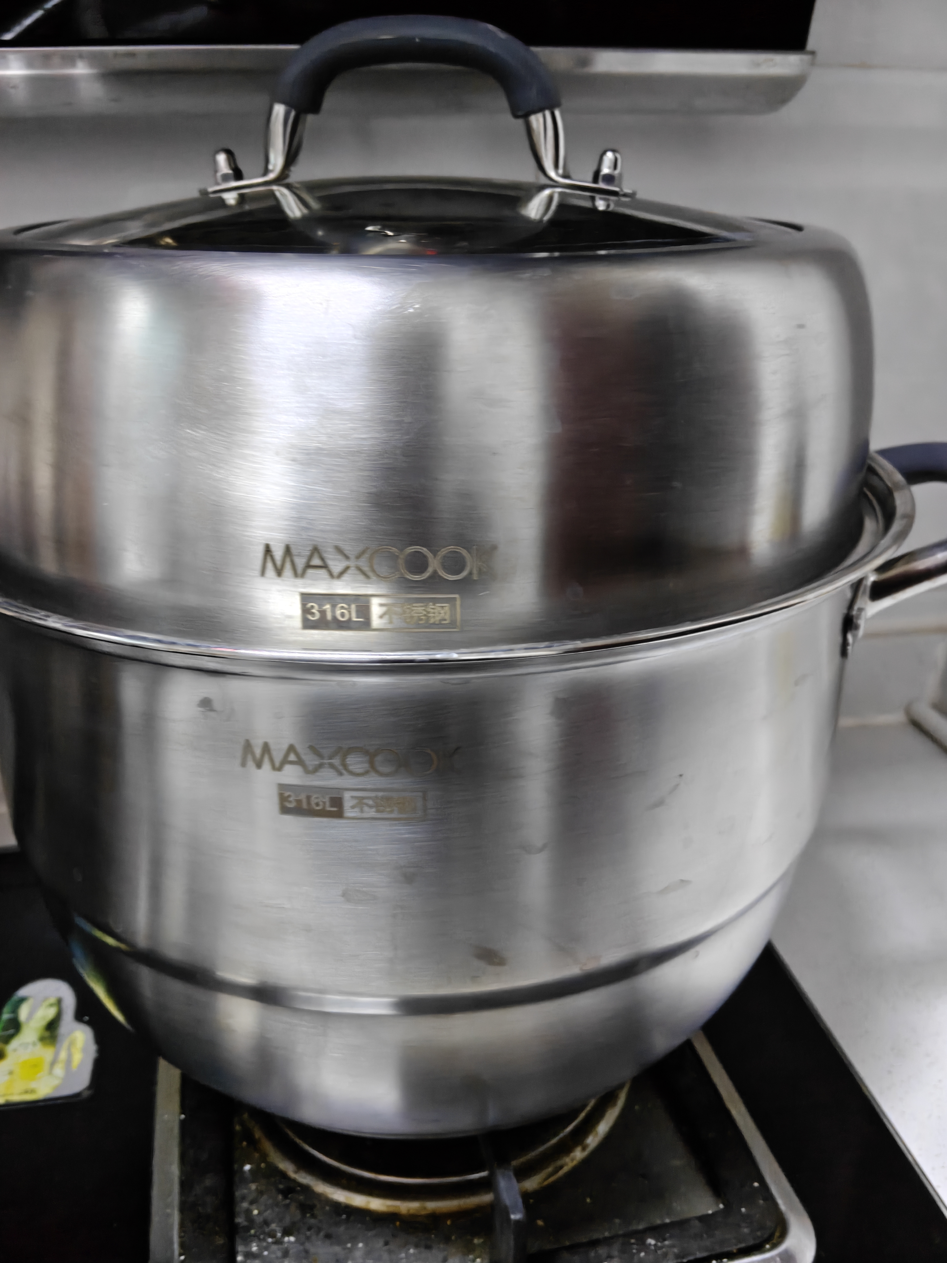美厨（MAXCOOK）316L不锈钢蒸锅二层30cm家用复底蒸煮汤锅燃气灶电磁炉通用 实拍图