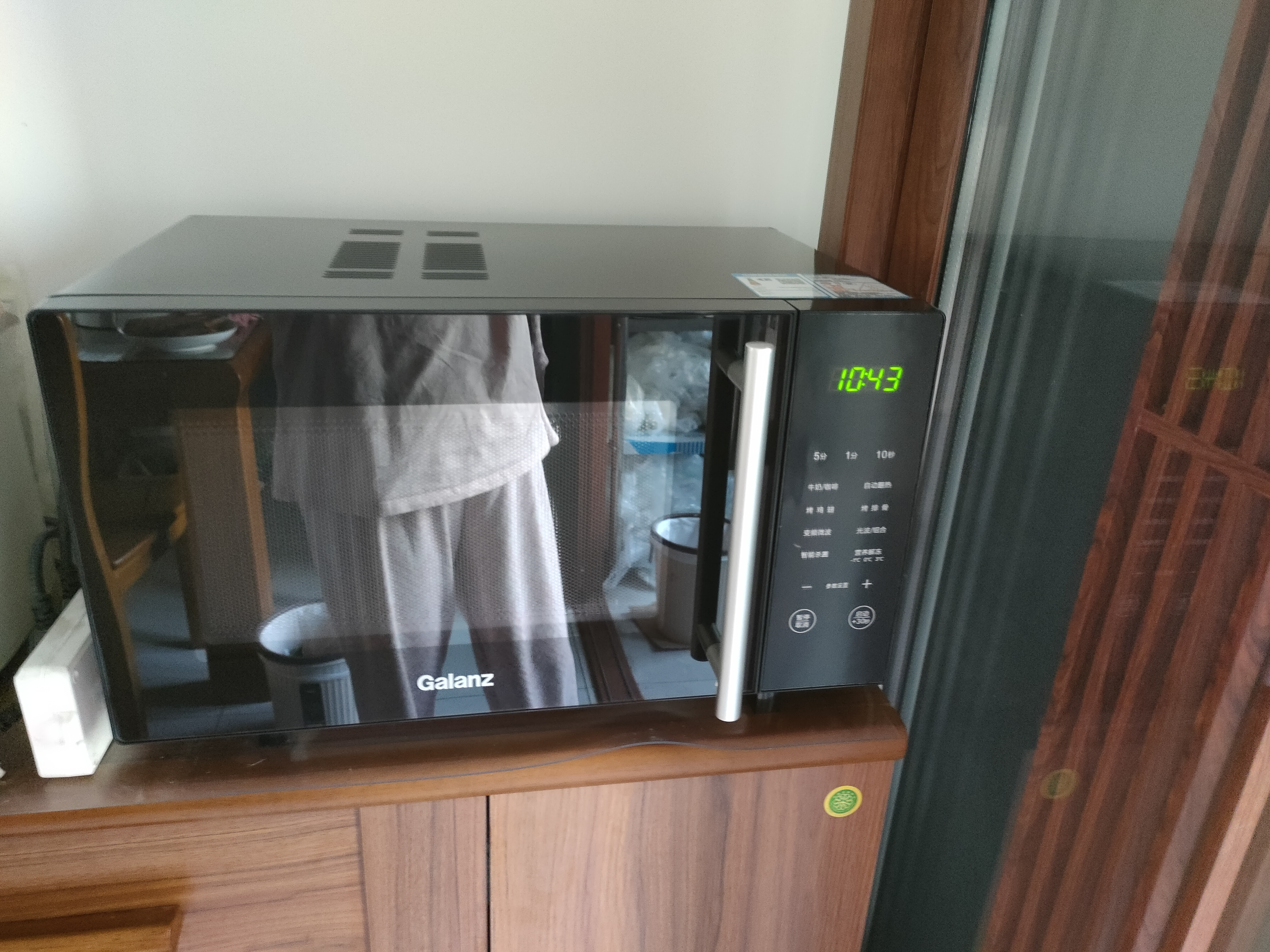 格兰仕25L变频微波炉微烤一体机900瓦大功率速热家用大容量平板易清洁省电节能可烧烤烧烤B1-C2GF5V 实拍图