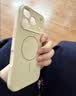 奶小鸭（NEYAA）适用苹果17pro手机壳 iphone17pro保护套镜头全包超薄Magsafe磁吸液态硅胶防摔简约男女款 古董白 实拍图