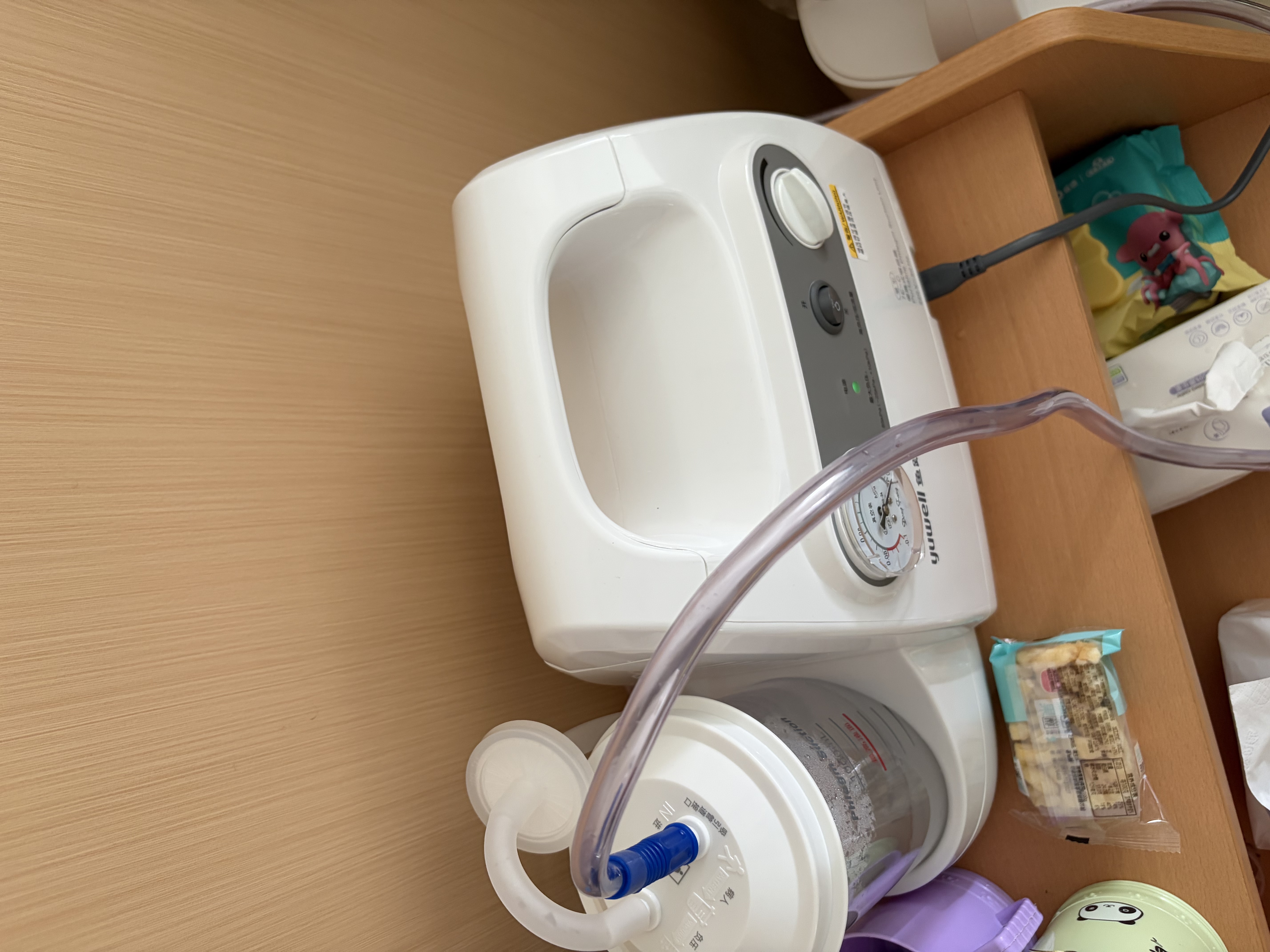 鱼跃（yuwell）吸痰器7E-C家用中老年电动吸痰器老人便携式吸痰机带原装吸痰管 实拍图