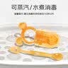 马博士婴儿咬咬袋吃水果神器宝宝果蔬辅食器硅胶咬咬胶乐 咬咬袋+刮泥勺 实拍图