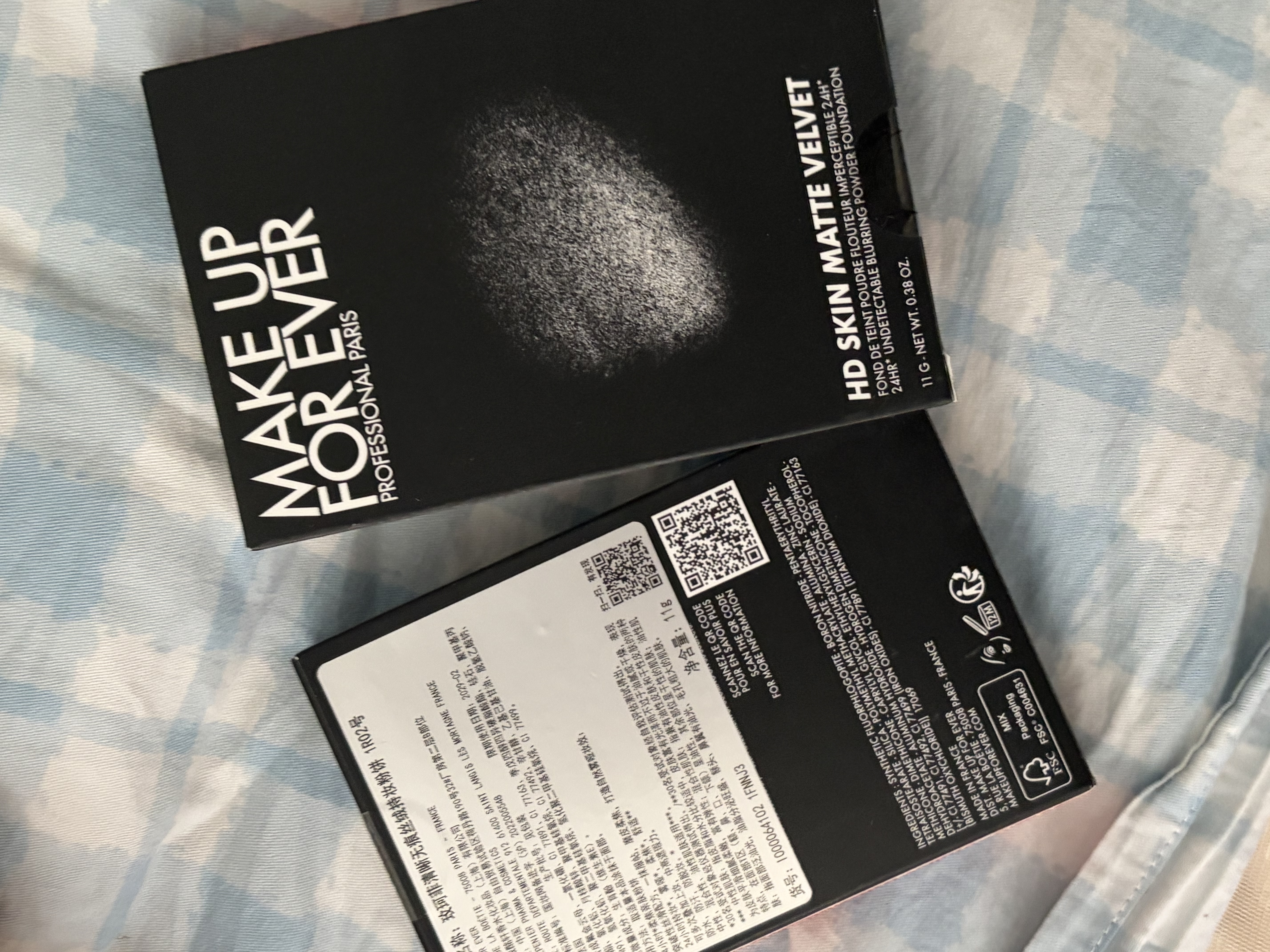 玫珂菲清晰无痕丝绒持妆粉饼 1R02 生日礼物送女生 实拍图