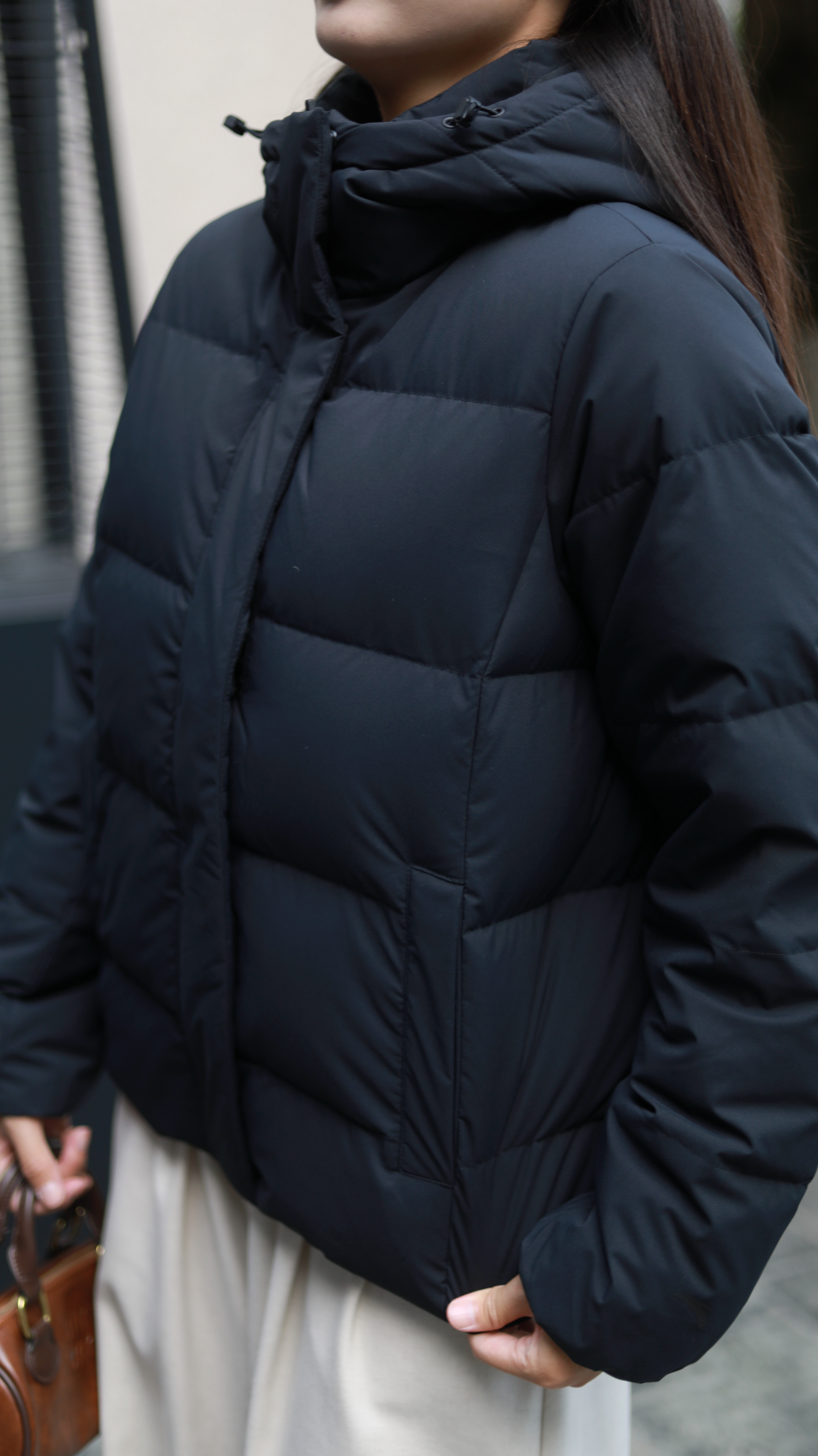 安踏面包羽绒服丨多彩短款羽绒服女士冬季新款防泼水保暖棉服 实拍图