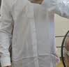 京东京造长袖正装衬衫男春秋商务通勤挺括有型衬衣男2026新款白41 实拍图