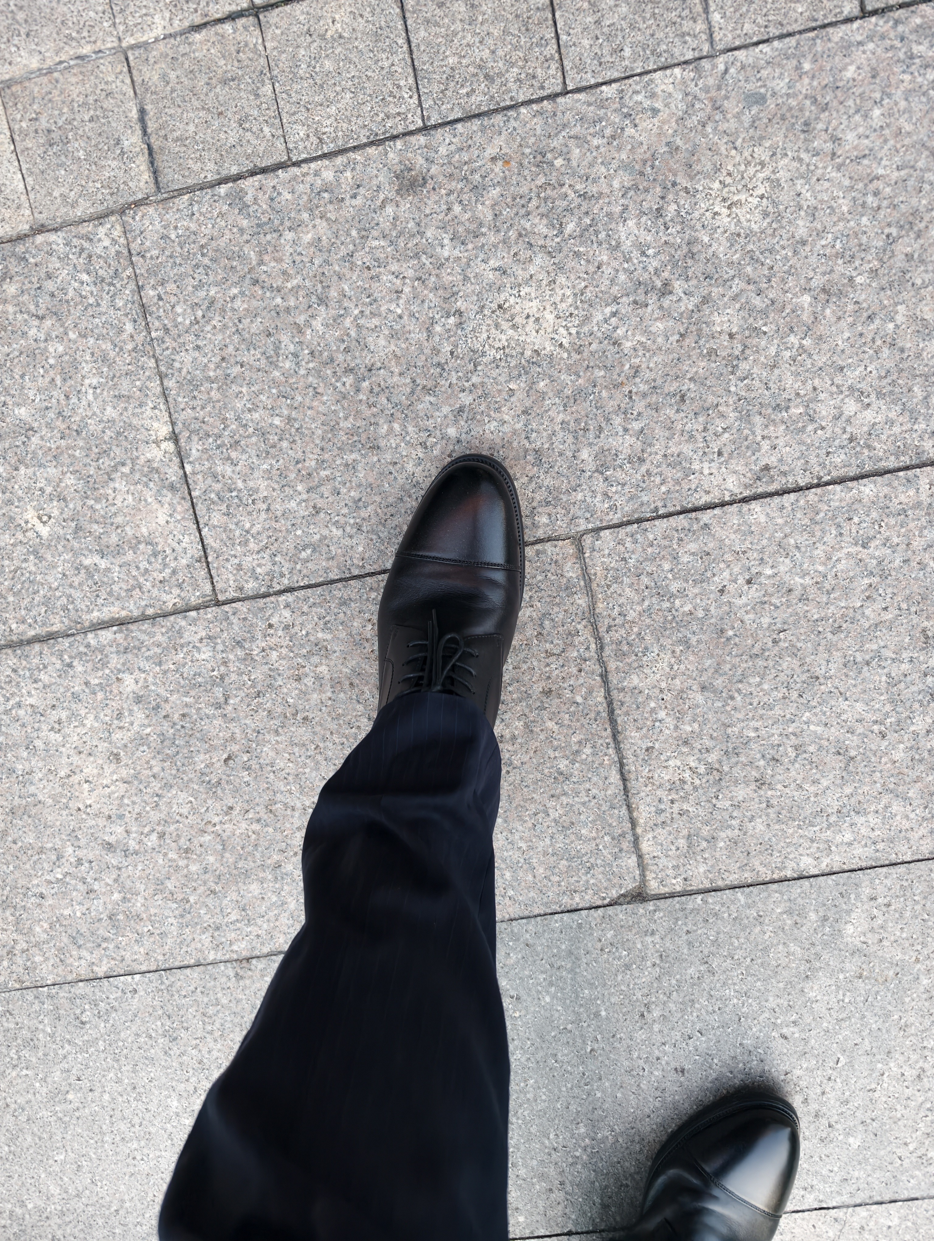 京东京造【万里行】男士皮鞋男款结婚三接头秋商务休闲正装鞋男鞋新款黑41 实拍图