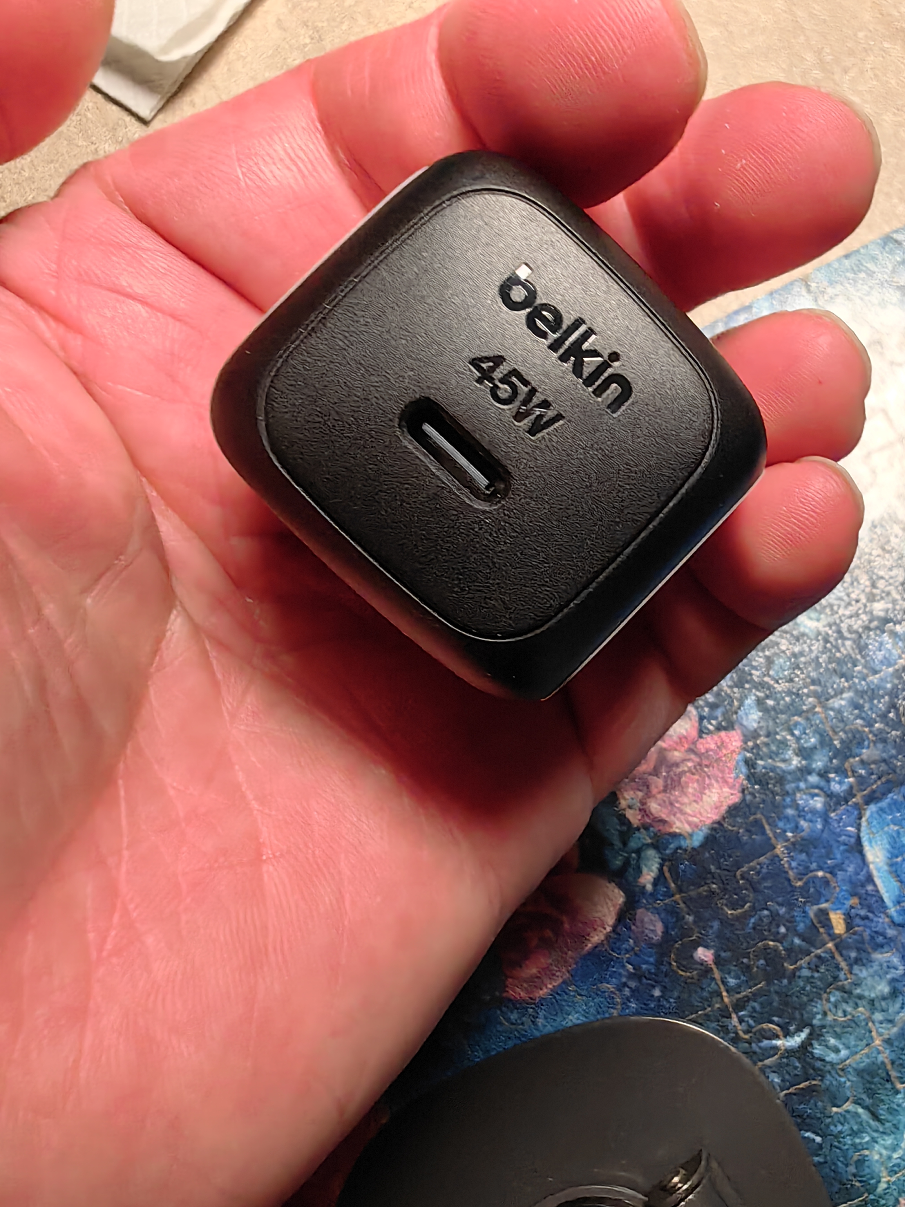 贝尔金（BELKIN）适用苹果18Pro充电头 苹果充电器45W USB-C充电器动态调节功率 type-c充电器苹果手机充电 实拍图