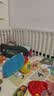 费雪（Fisher-Price）儿童玩具球 宝宝小皮球拍拍球22cm(黄色 赠打气筒)生日礼物礼品 实拍图