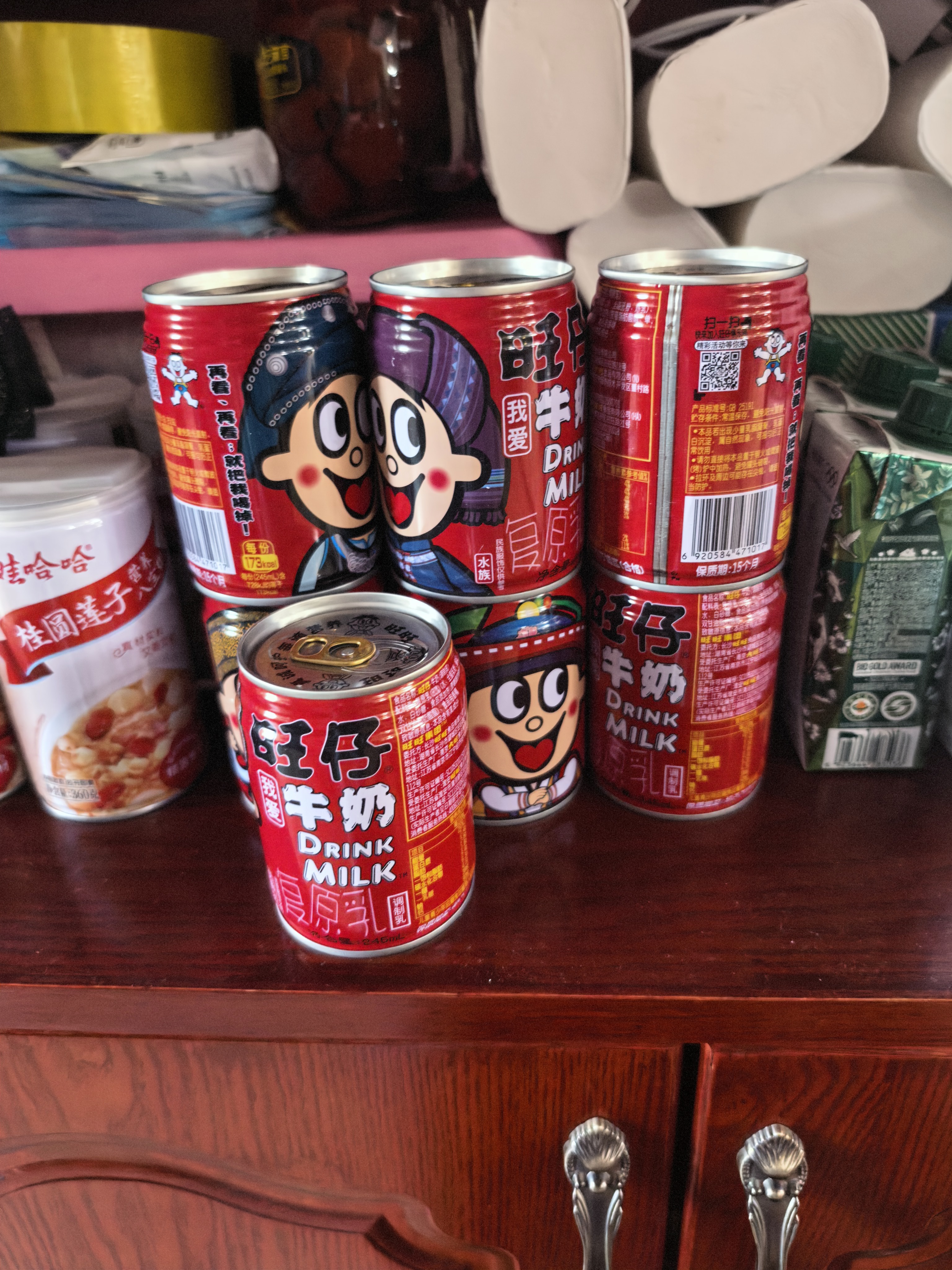 旺旺旺仔牛奶245ml*10罐 【56民族款 】 儿童早餐奶 礼盒装 实拍图