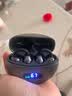 智优创品【2026新款 柏林之声】蓝牙耳机补贴骨传导耳夹式耳挂超长续航无线开放式跑步隐形ai降噪骑手男女 高配黑丨蓝牙5.4双芯丨高频振子 实拍图