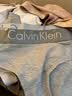 Calvin Klein内衣女士提花ck棉质微弹半包臀防夹臀三角内裤女 P7A-椰青灰 1条 M 实拍图