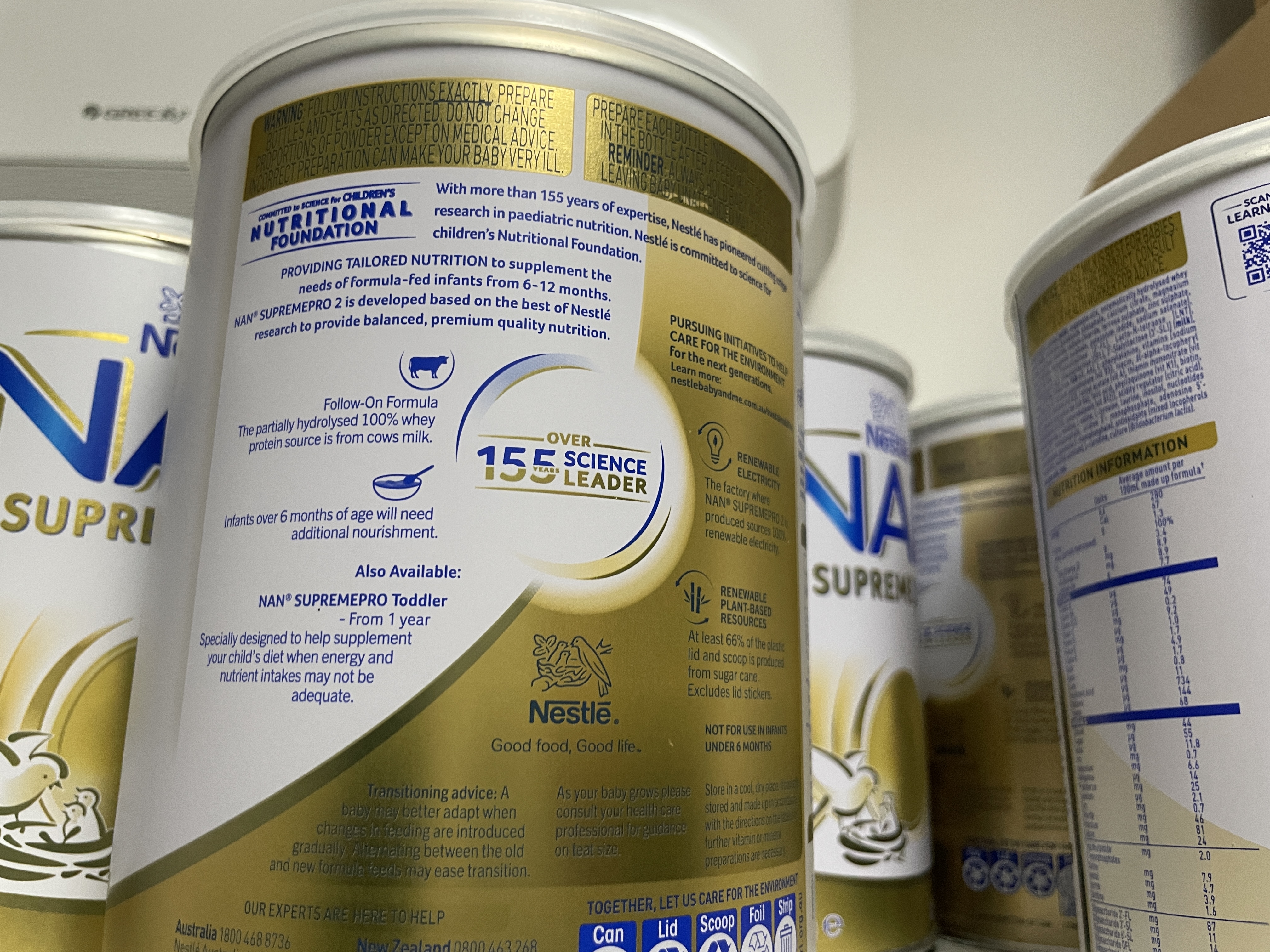 雀巢（Nestle）澳版超级能恩 5HMO活性益生菌适度水解德国原装进口婴幼儿奶粉 【吸收自护】2段 800g*1罐 效期27.10 实拍图