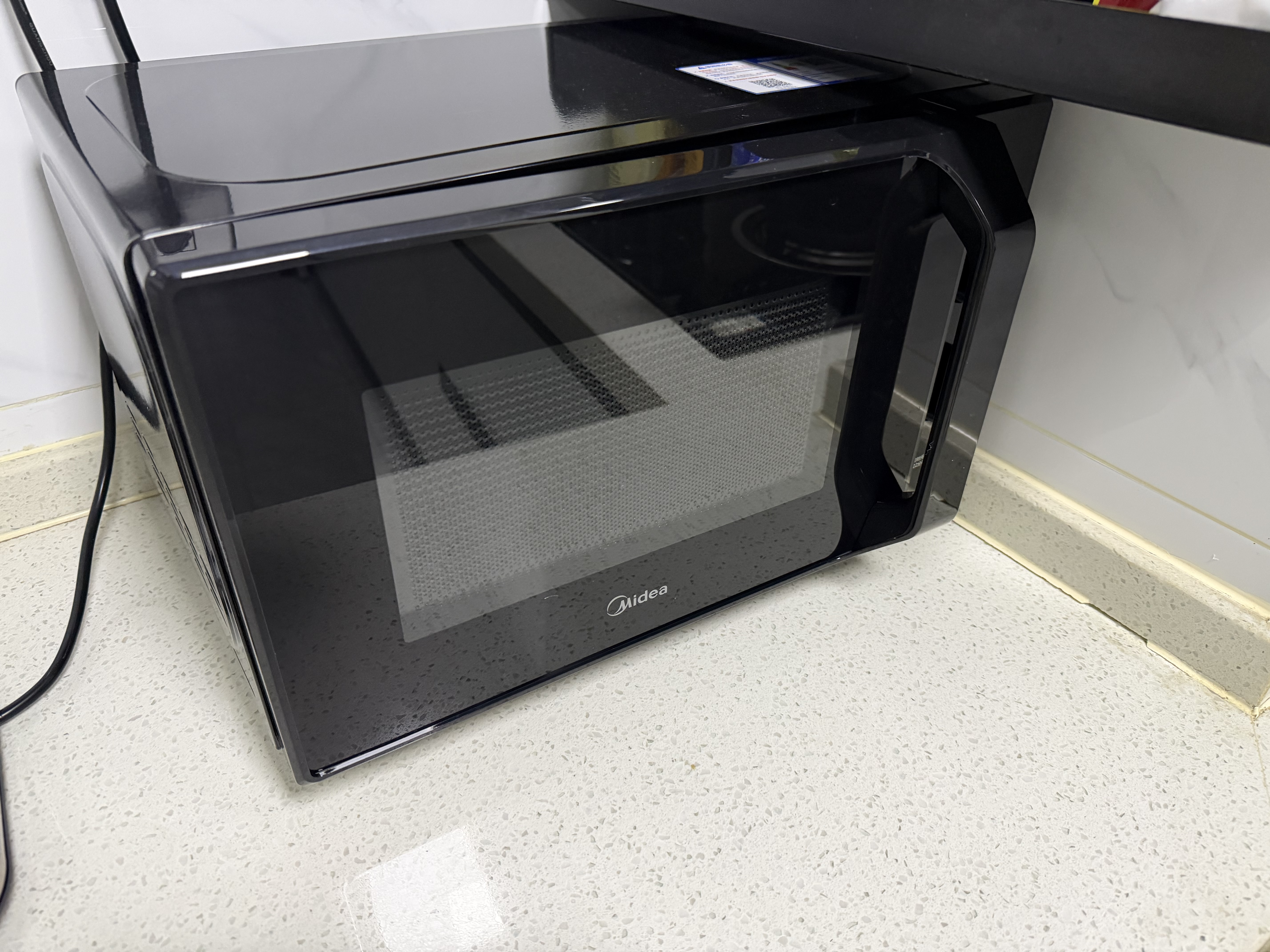 美的（Midea）微波炉经典升级款M2A 家用小型20升平板式易清洁快捷双旋钮高效速热杀菌除味2026新款 实拍图