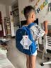 乐同书包减重护脊书包减负书包小学生123年级书包 牛顿小童宝蓝 实拍图