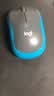罗技（Logitech）M185鼠标 无线鼠标 办公鼠标 对称鼠标 黑色红边 带无线2.4G接收器 实拍图
