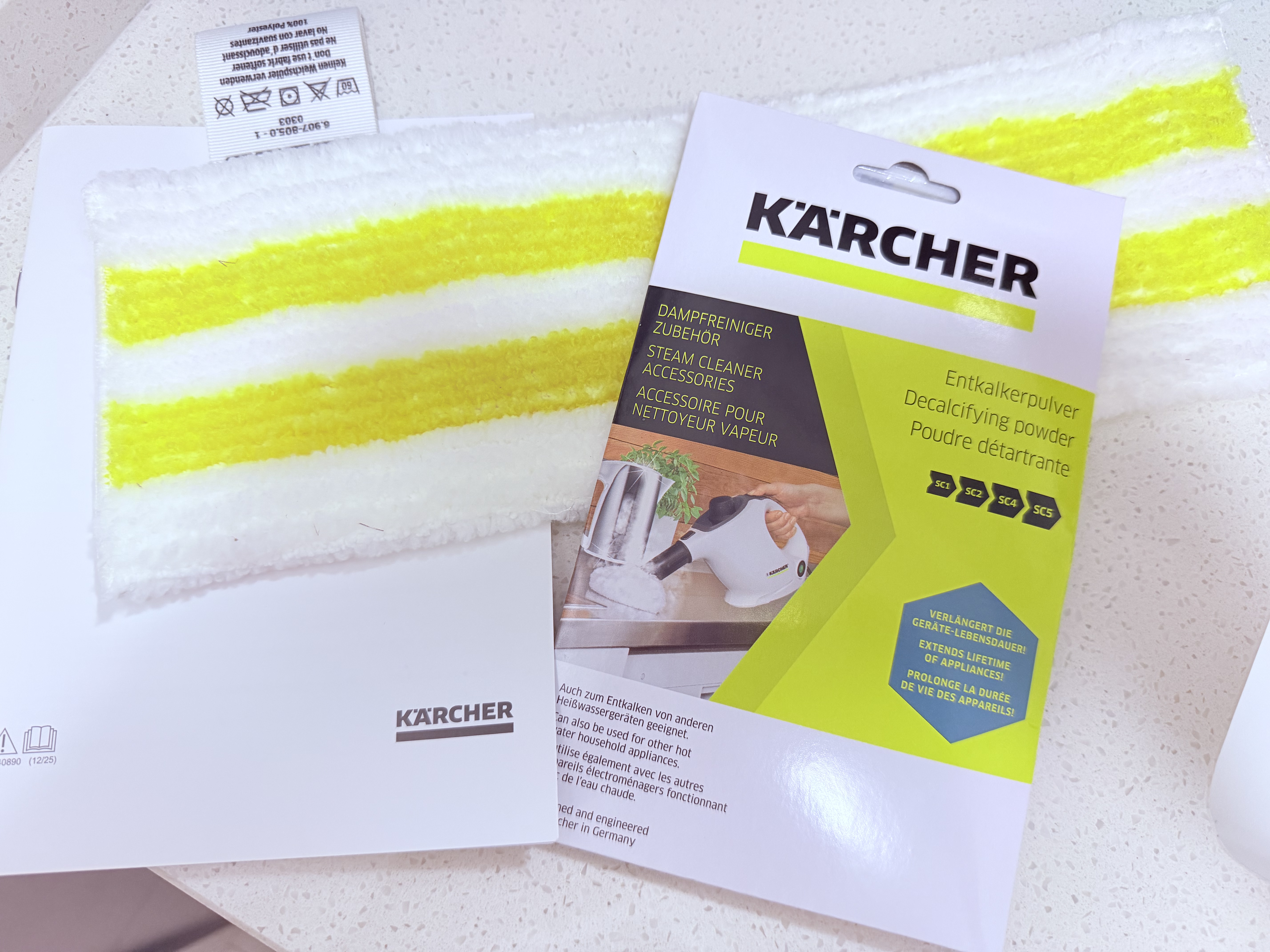 KARCHER德国卡赫蒸汽拖把拖地家用高温蒸汽清洁机厨房油烟机空调全屋清洁洗地一体机温度显示杀菌除螨SC5D 实拍图