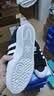 adidas NIZZA PLATFORM厚底增高运动帆布鞋女阿迪达斯三叶草 一号黑/白   40 实拍图