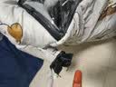 安丹迪（Adandyish）亲子天窗带围脖护肩保暖冬季挡风被电动车加厚秋冬季摩托车防雨电瓶车防水带口袋反光 灰/米色随机 实拍图