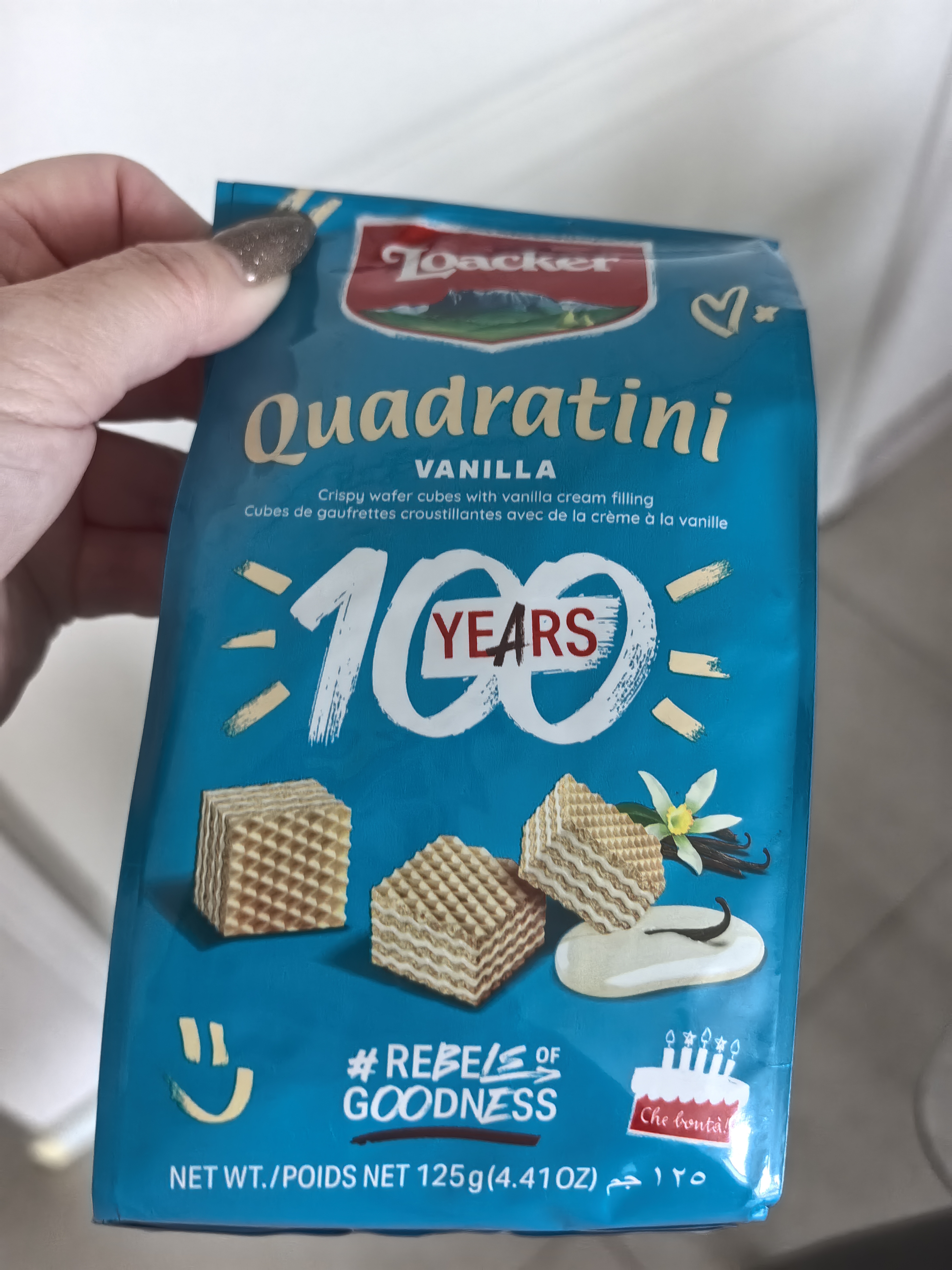 莱家loacker黑巧味威化夹心饼干125g进口办公室下午茶休闲零食 实拍图