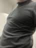 黑冰男款抗菌轻量舒适保暖1/2拉链抓绒衣男士抓绒内胆 FAF1101 灰黑色 XL 实拍图