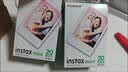 INSTAX富士instax立拍立得 mini相纸 白边双包20张+闪闪星钻边框贴 实拍图