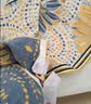 洁丽雅（Grace）A类纯棉抗菌枕巾一对装纱布简约枕头巾 花语52*76cm 实拍图