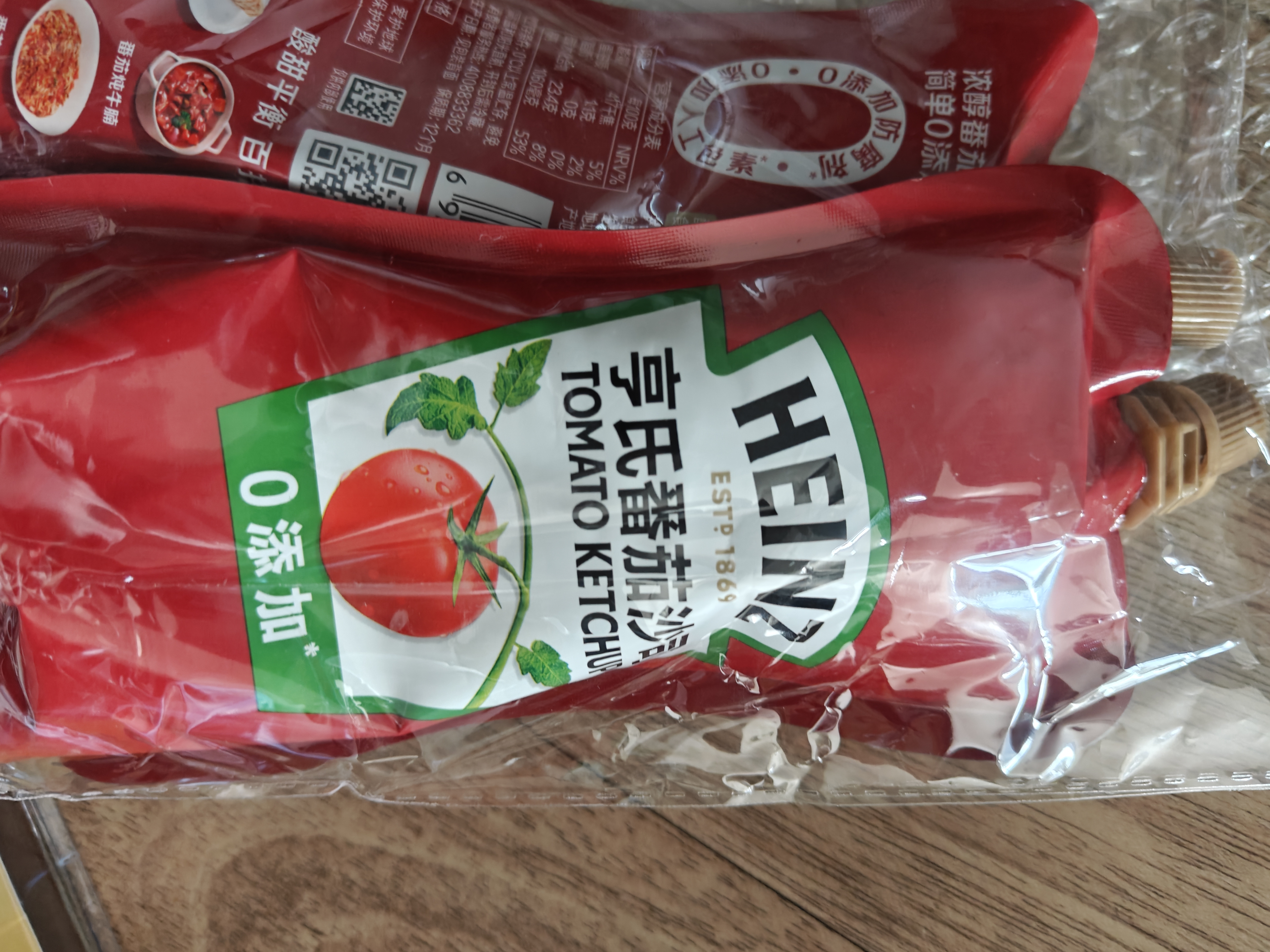 亨氏（Heinz）番茄酱 番茄沙司320g*2[0添加防腐剂/色素*] 意面薯条酱 实拍图