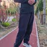 李宁（LI-NING）童装儿童运动裤子男小大童柔软亲肤舒适束脚卫裤160YKLW183-1 实拍图