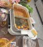美的（Midea）电火锅电煮锅鸳鸯锅0氟钛陶涂层火锅专用锅分体式分区控温电热锅6L多功能锅HGS3523D1 实拍图