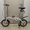 大行（DAHON） 412折叠自行车14英寸单速超轻迷你铝合金学生成人单车BYA412 白色 实拍图