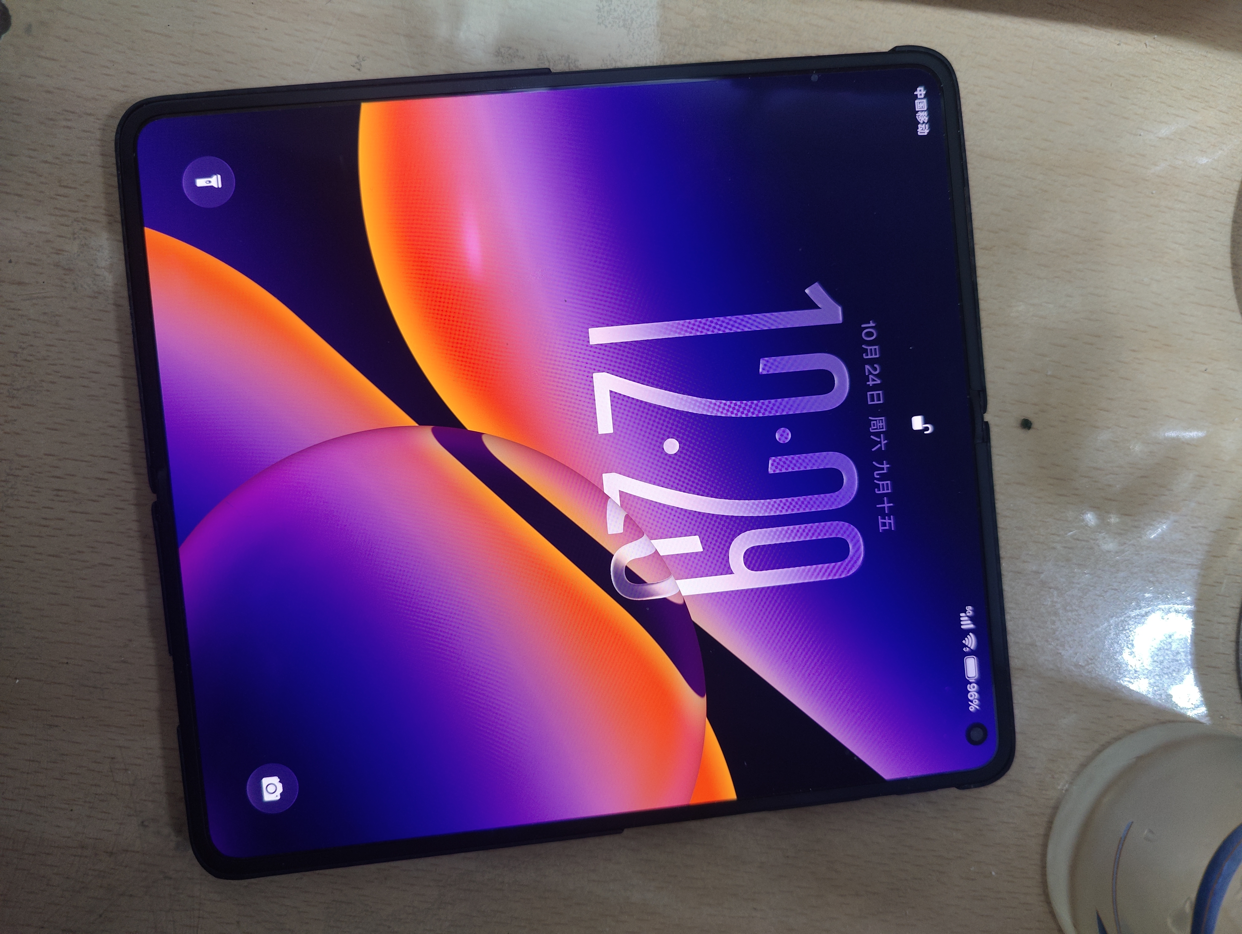 OPPO Find N6 折叠旗舰手机 无感折痕 哈苏 2 亿超清四摄 第五代骁龙 8 至尊版 钛合金天穹铰链 深黑 16GB+512GB 标准套餐 实拍图